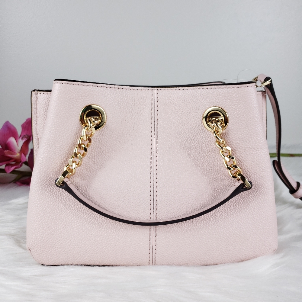 NWT Michael Kors SM Teagan messenger powder blush - Picture 5 of 9